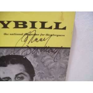  Hines, Mimi Johnny Desmond Playbill Signed Autograph Funny 