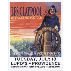  Les Claypool Concert Poster Providence Primus