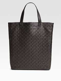 Comme des Garcons   Extra Large Clover Embossed Leather Tote