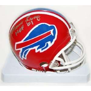  Marv Levy Autographed Buffalo Bills Mini Helmet w/HOF 01 