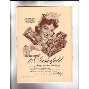 Maureen OHara Actress Chesterfield Cigarette Advertisement 1941