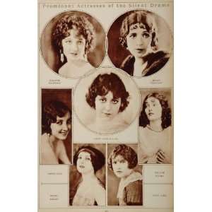  1923 Silent Film Stars Norma Talmadge Patsy Ruth Miller 