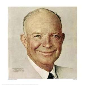  Norman Rockwell   Eisenhower Giclee
