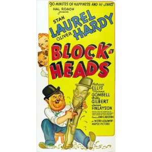  Block Heads (1938) 27 x 40 Movie Poster Style B: Home 