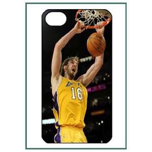 Pau Gasol LA Lakers NBA iPhone 4 iPhone4 Black Designer Hard Case 