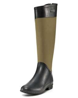 Burberry Chesterford Bimaterial Rain Boots   Boots   Shoes   Shoes 
