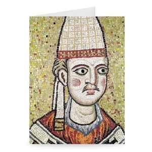 Pope Innocent III (1160 1216) (mosaic) by   Greeting Card (Pack of 2 