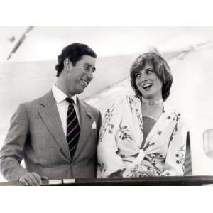 Prince Charles and Princess Diana on Board the Royal Yacht Britannia 
