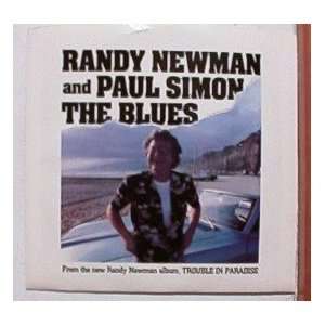 Randy Newman and Paul Simon Picture sleeve 45 Record