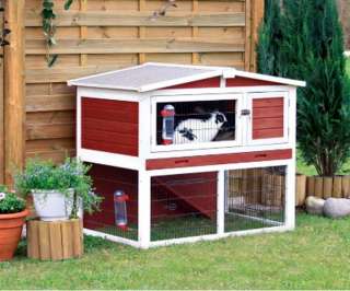   Story Small Animal Rabbit Guinea Pig Red Cage Hutch & Enclosure  