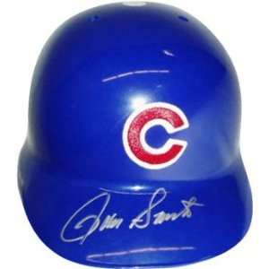 Ron Santo Autographed Helmet  Details Chicago Cubs, Full Size 