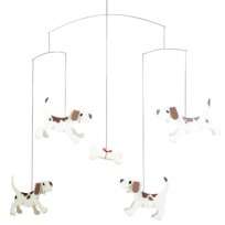 Flensted Doggy Dog Dreams Modern Hanging Baby Mobile  
