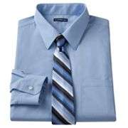 Croft and Barrow Classic Fit Point Collar Dress Shirt with Tie Box Set