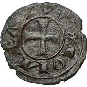 SICILY Conrad I MEDIEVAL Ancient Silver 1250AD Authentic Original Coin 