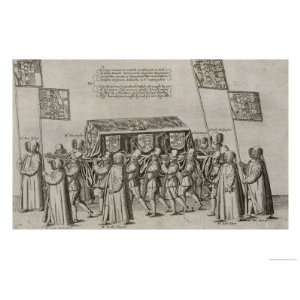  The Funeral Cortege of Sir Philip Sidney Giclee Poster 