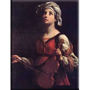 St Cecilia 12x16 Streched Canvas Art by Reni, Guido