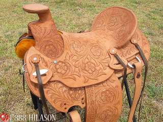 Western Wade Roping Ranch Cowboy Trail Horse Saddle 16  