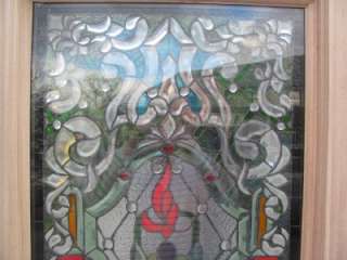 STAINED GLASS VICTORIAN STYLE ENTRY DOOR JHL28  