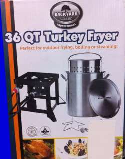 Backyard Classic Professional 36 Qt. Turkey Fryer Steam  