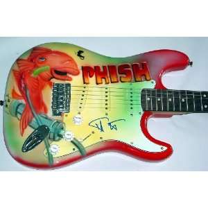 Trey Anastasio Signed Phish Airbrush Guitar Grateful Dead