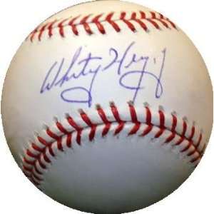 Whitey Herzog autographed autographed Baseball