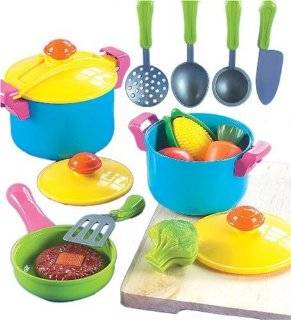 20. Small World Living Toys Young Chef Cookware Set by Small World 