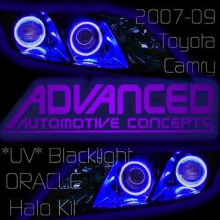 UV 07 09 Toyota Camry Headlight HALOs Kit Demon Eye Kit  