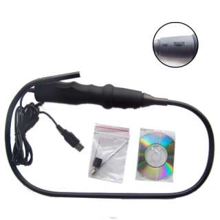 2M Φ10mm Flexible Handheld USB Inspection Snake Camera  