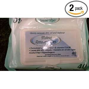  Make up Remover Facial Wipes 40 count Health & Personal 