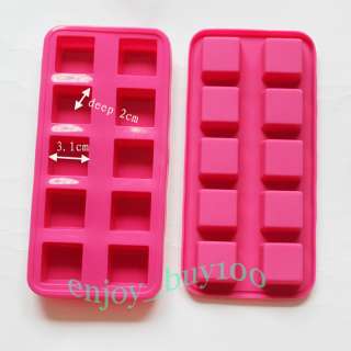   Round Shape 15 Holes Ice Cube Tray Mold Candle Soap Mould Maker  