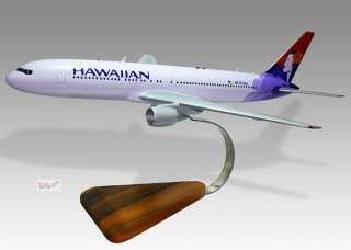 Boeing 767   300 Hawaiian Airlines Wood Airplane Model  