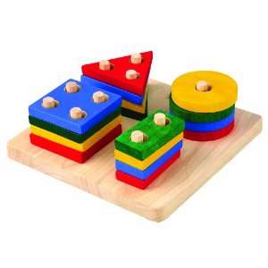  Plan Toy Geometric Sorting Board Toys & Games