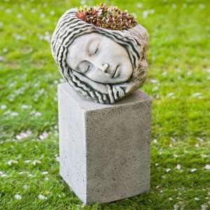  International Medium Art Pedestal For Cast Stone Garden Statues 
