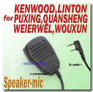 Speaker Microphone Kenwood Puxing PX 328 PX 777 PX 888  