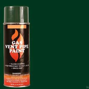  Vermont Castings Gas Vent Pipe Paint   Green Patio, Lawn 