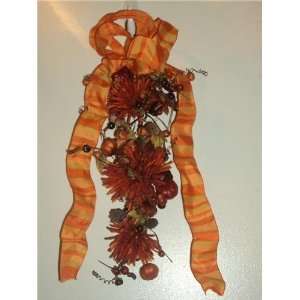  New Fall/Autumn Thanksgiving Floral Door or Wall Swag 