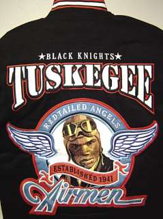 Tuskegee Airmen RedTailed Angels Fraternity Style Heavyweight Cotton 