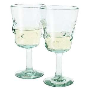  Recycled Glass Wine Goblets
