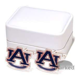 Auburn Tigers NCAA Logod Executive Cufflinks w/ Jewelry Box by Cuff 