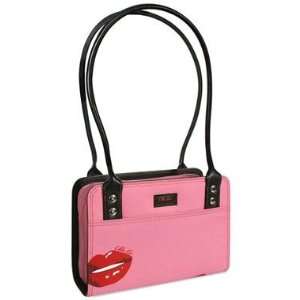  Nuo Tech Chloe Dao Mobile Tech Handbag: Pattern Pink Lips 