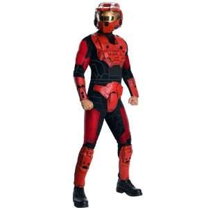  Halo   Red Spartan Deluxe Adult Costume 880405XL Toys & Games