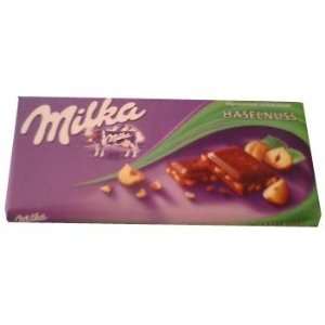 Milka Milk Chocolate with Hazelnuts, 100g  Grocery 