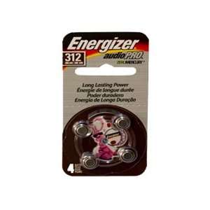  Energizer Audio Pro Hearing Aid Batteries   Size 312   4 
