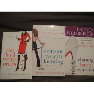   Everyone Worth Knowing+Chasing Harry Winston Lauren Weisberger Books