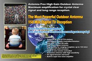 Antenna Pros 4 Bay Outdoor Antenna with Rotor AX 929G2  