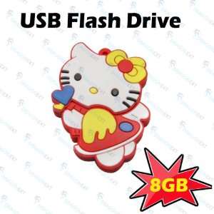  Hello Kitty Cat Cartoon 8GB USB Drive Flash Memory Stick 