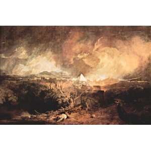  Fifth plague of Egypt by Joseph Mallord Turner canvas art 
