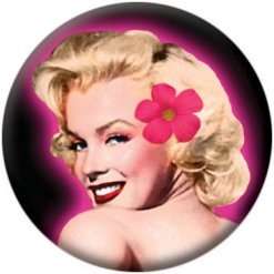  Marilyn Monroe with Flower Button 81685 Clothing
