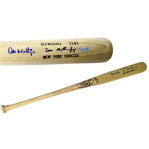  Don Mattingly Hand Signed Game Model Baseball Bat 