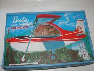 Barbie goes traveling carring case,with barbie doll and clothes,mattel 